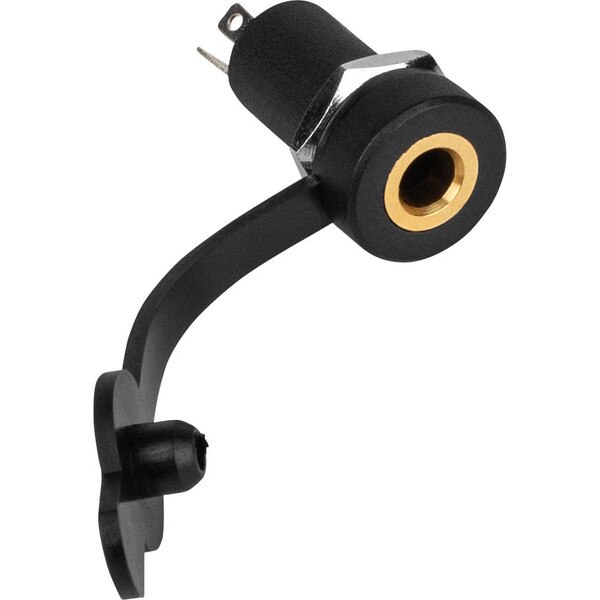 3.5mm Stereo Panel Mount Jack with Rubber Dust Cover